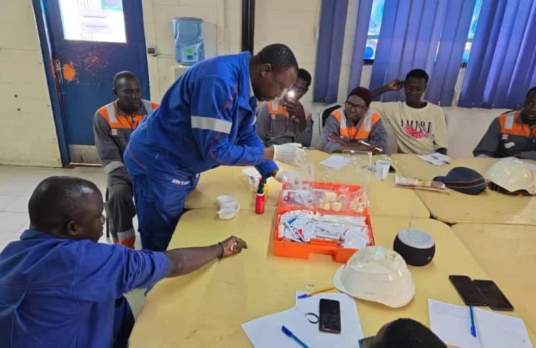 Formation Santé et Sécurité au Travail à Wärtsilä Kahone | Kaolack