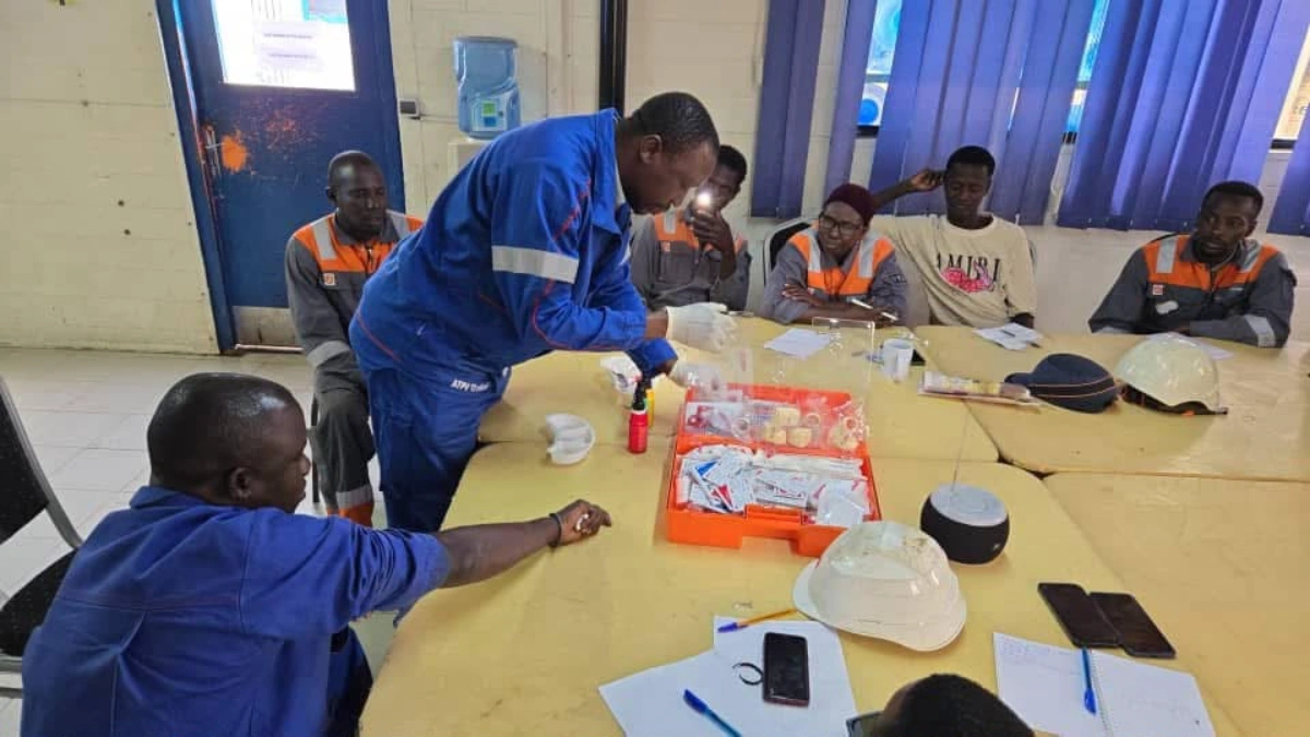 Formation Santé et Sécurité au Travail à Wärtsilä Kahone | Kaolack