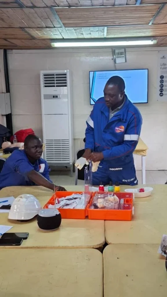 Formation Santé et Sécurité au Travail à Wärtsilä Kahone | Kaolack